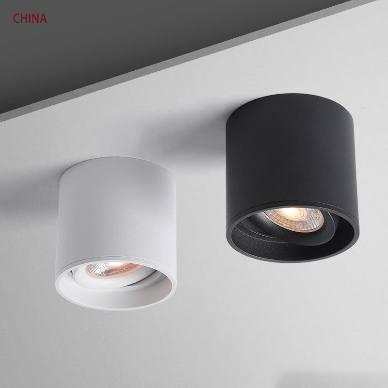 Cabinet Knob Round - Surface Mount Dimmable Cylinder LED Downlights