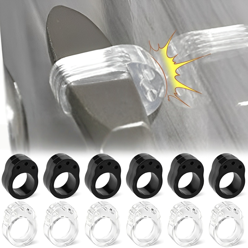 Furniture Joint Hardware - Multi-Purpose 1/4Pcs Silicone Doorknob Buffer, Shockproof