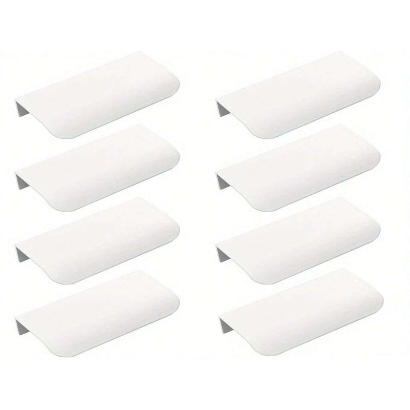 Furniture Hardware Suppliers - 8-Pack Finger Pulls, Metal Concealed Drawer
