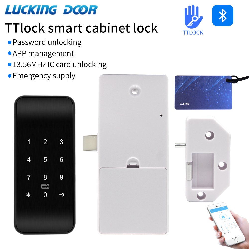 Furniture Hardware Supplies - TTLOCK 13.56Mhz Fingerprint Drawer Lock Furniture