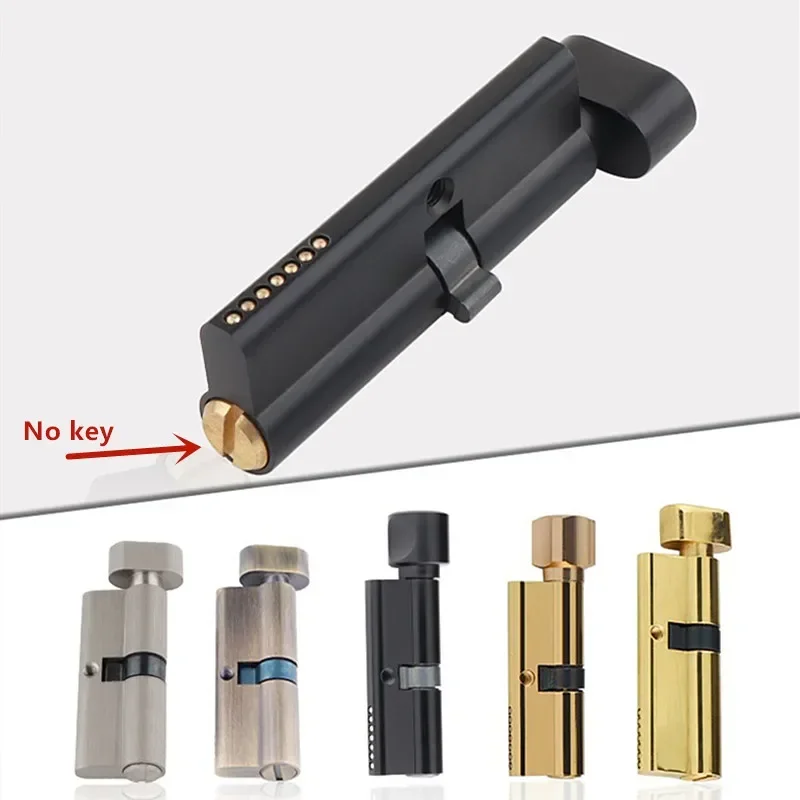 Furniture Hardware Suppliers - Indoor Solid Wood Door Brass Keyless