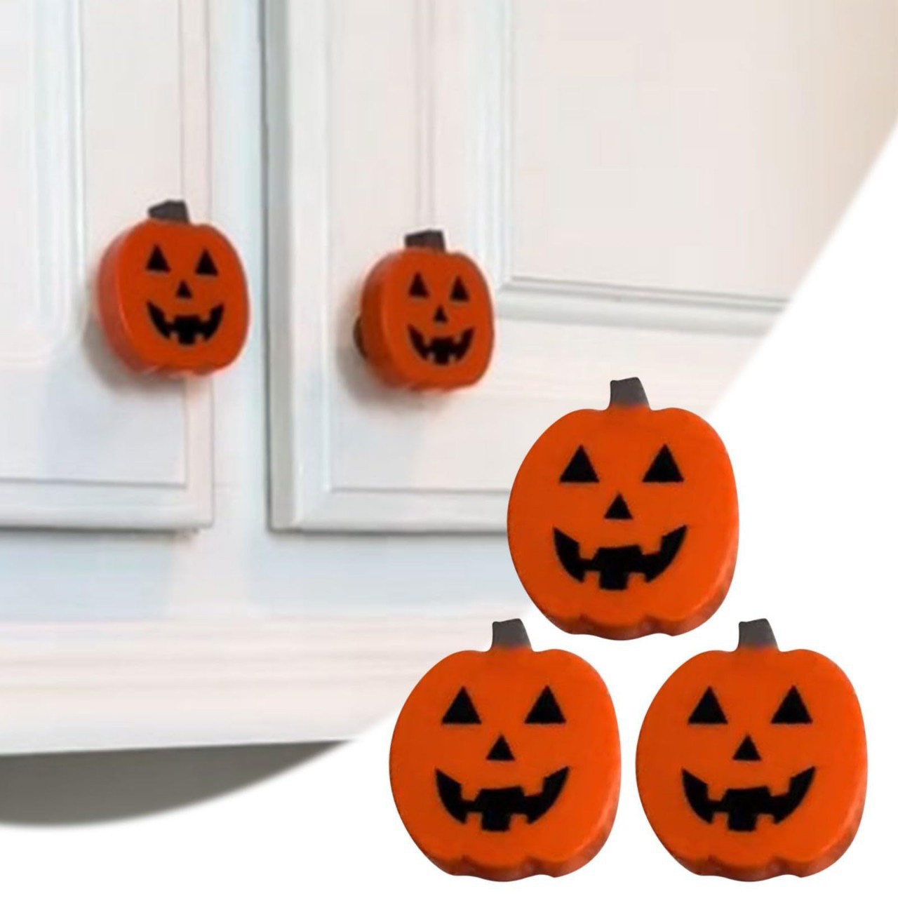 Furniture Hardware Suppliers - Halloween pumpkin knob cover, universal cabinet