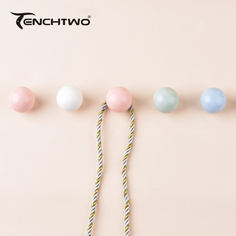Round Ceramic Hook Clothes Han - огляд і ціна Furniture Hardware Supplies