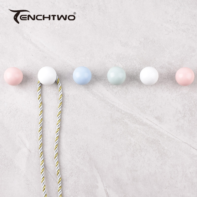 Round Ceramic Hook Clothes Han - огляд і ціна Furniture Hardware Supplies