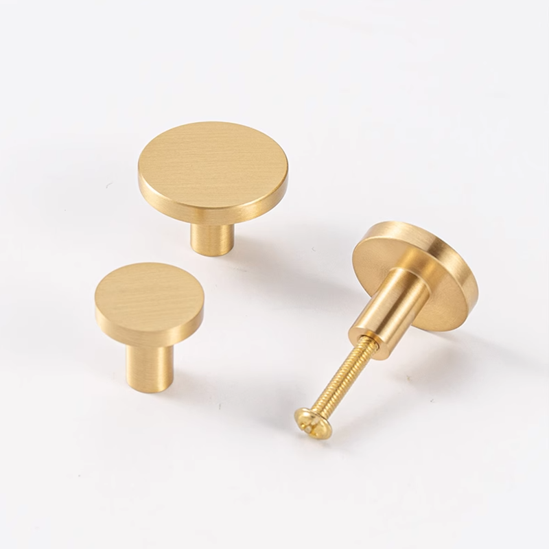 Round Brass Kitchen Cabinet Dr - огляд і ціна Cabinet Knob Round