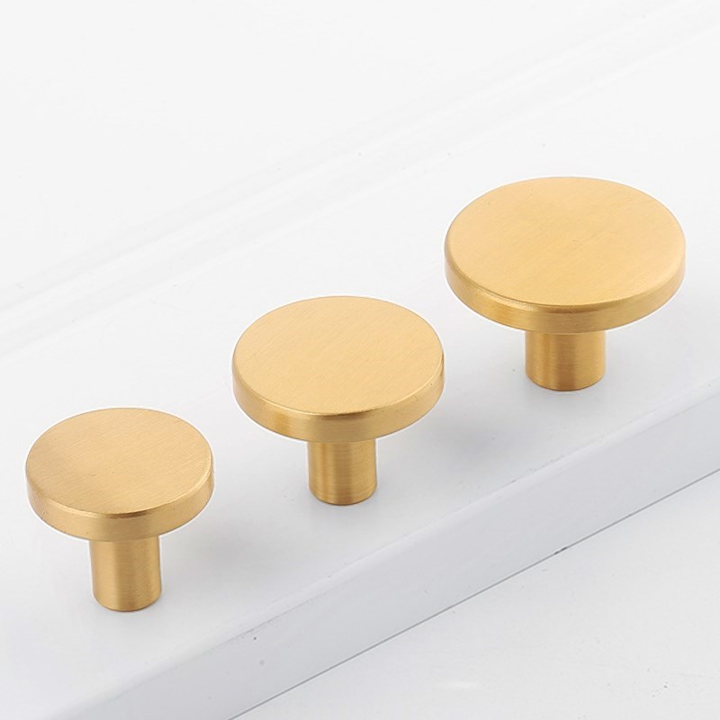 Round Brass Kitchen Cabinet Dr - огляд і ціна Cabinet Knob Round