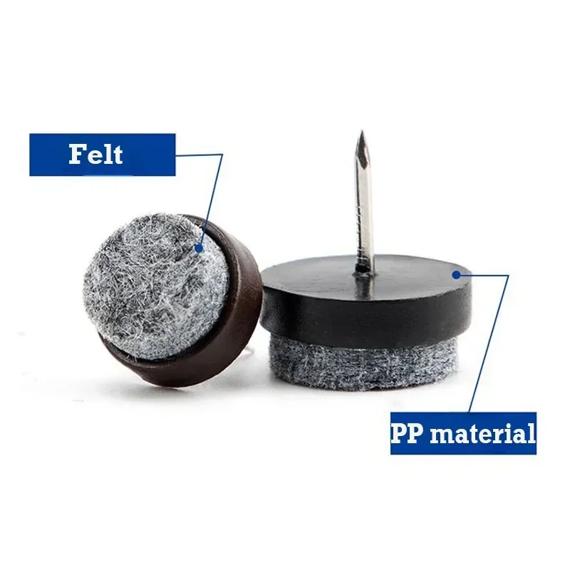 30pcs 14-28mm Plastic Felt Nai - огляд і ціна Furniture Hardware For Legs