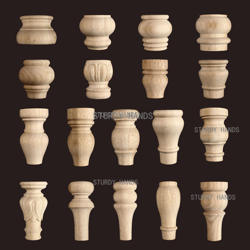 1pc Furniture Round Solid Wood - огляд і ціна Furniture Hardware For Legs