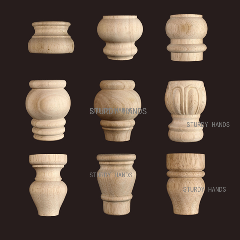 1pc Furniture Round Solid Wood - огляд і ціна Furniture Hardware For Legs