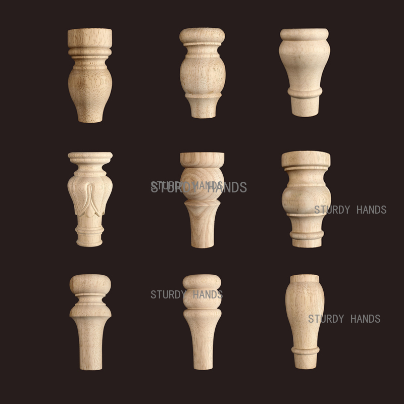1pc Furniture Round Solid Wood - огляд і ціна Furniture Hardware For Legs