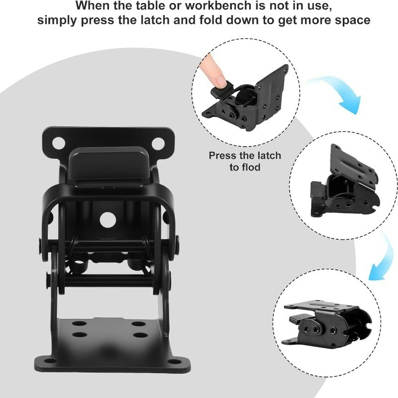 Self Locking Folding Hinge 90  - огляд і ціна Furniture Hardware For Legs