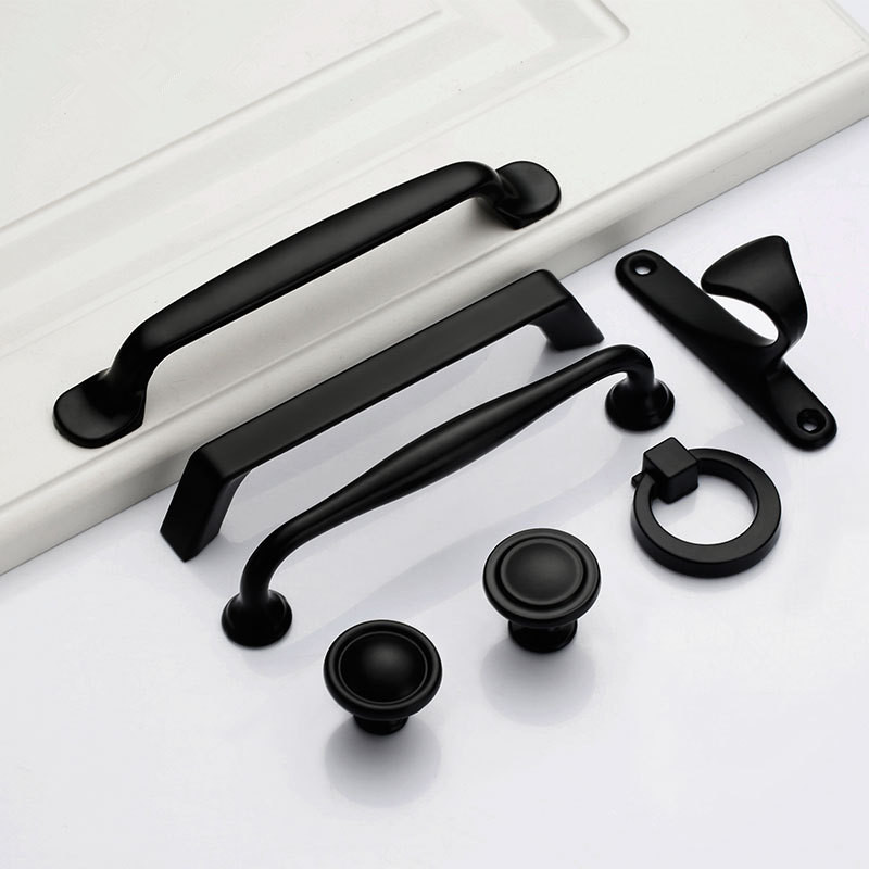 Black Handles for Furniture Ca - огляд і ціна Furniture Hardware Nut