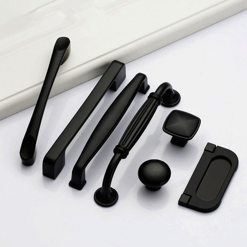 Black Handles for Furniture Ca - огляд і ціна Furniture Hardware Nut