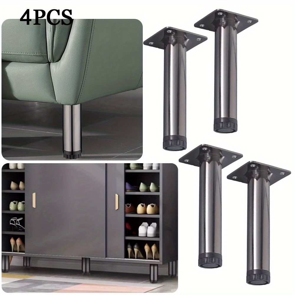4pcs New design Gun Grey 15cm  - огляд і ціна Furniture Hardware For Legs