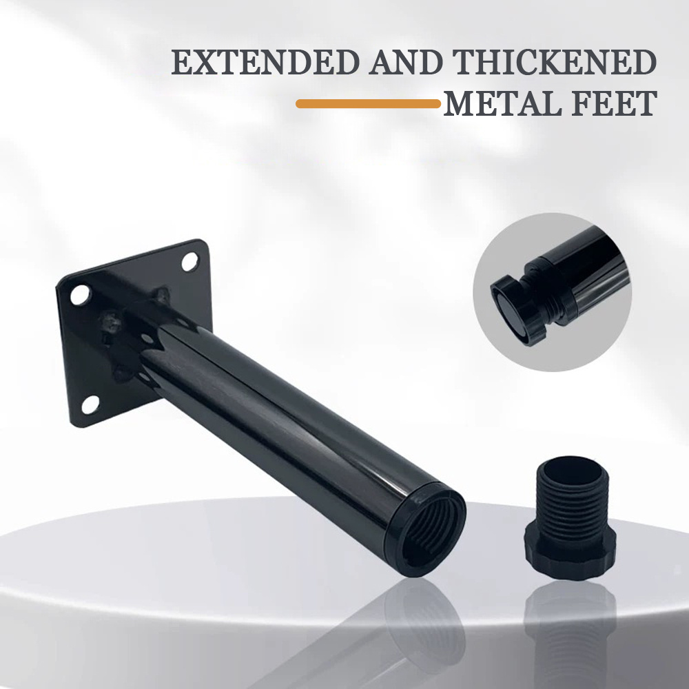 4pcs New design Gun Grey 15cm  - огляд і ціна Furniture Hardware For Legs