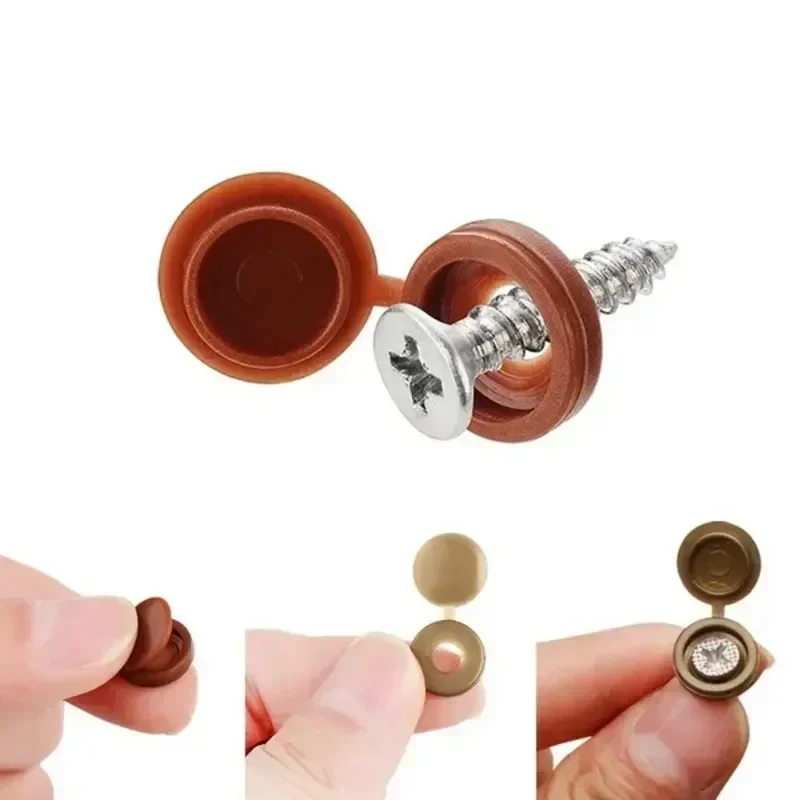 Hinged Plastic Screw Cap Cover - огляд і ціна Furniture Hardware Nut