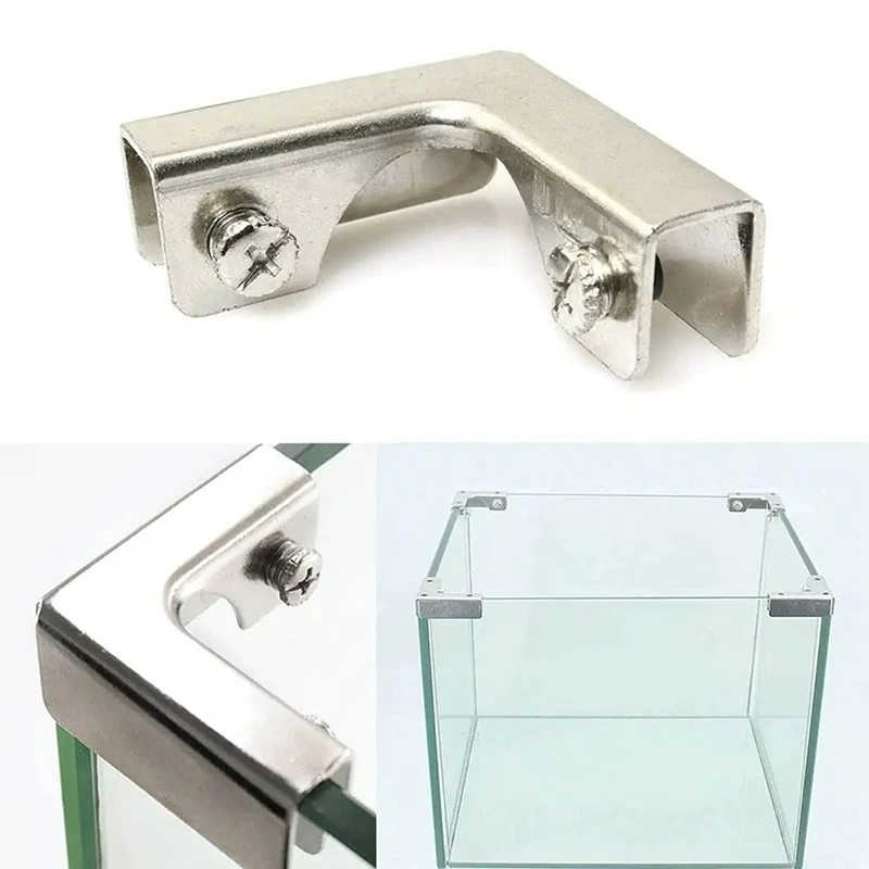 4Pcs L Type Glass Fixing Clip  - огляд і ціна Furniture Hardware Types
