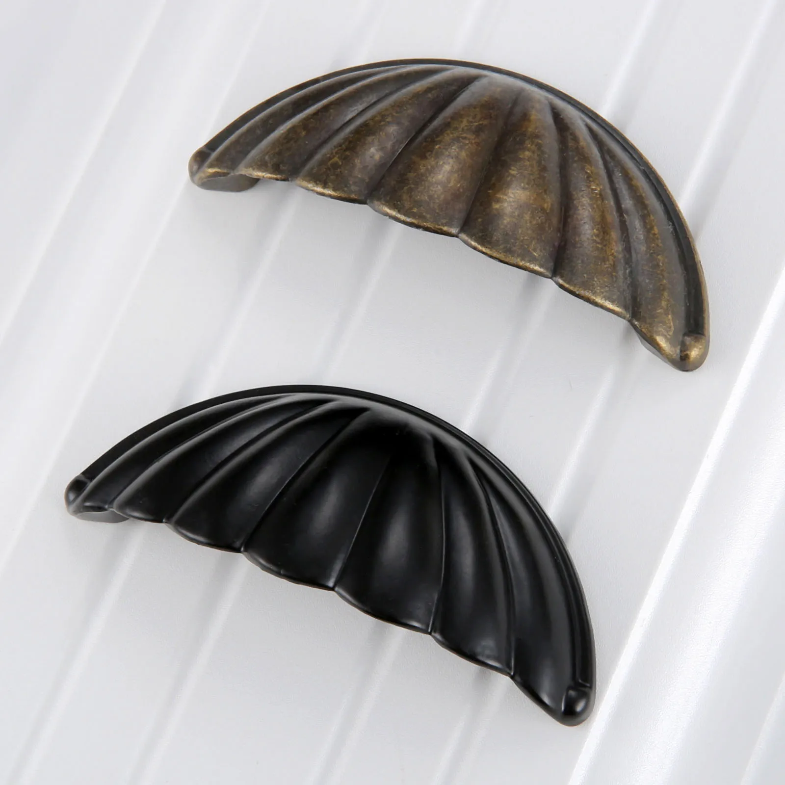 1pc Alloy Shell Shape Handle S - огляд і ціна Furniture Hardware Vintage