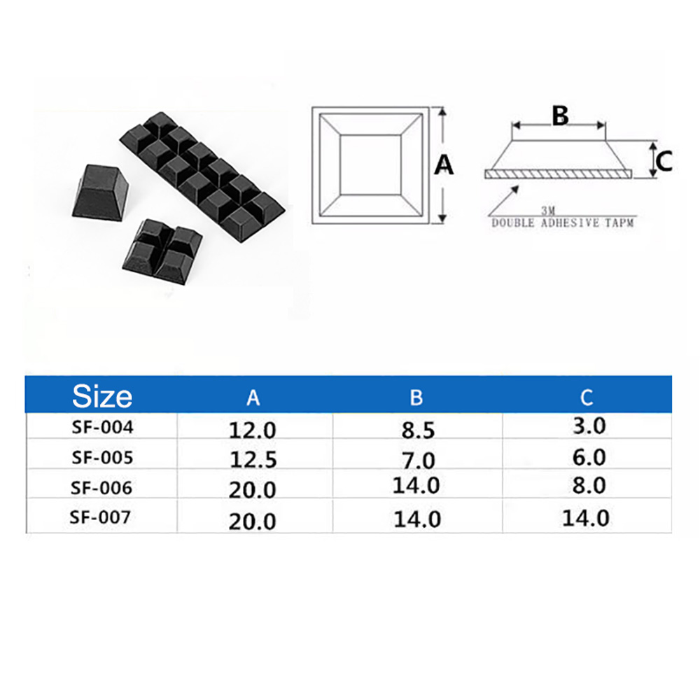 10/20pcs Furniture Self-Adhesi - огляд і ціна Furniture Foot Pad