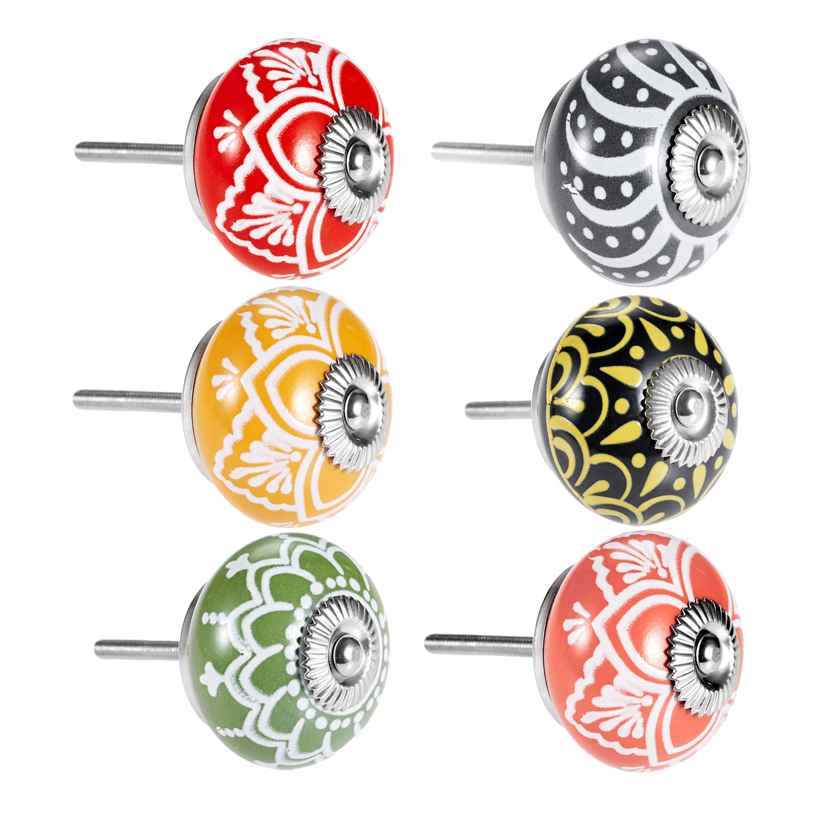 40mm Vintage Floral Prints Cer - огляд і ціна Cabinet Knob Round
