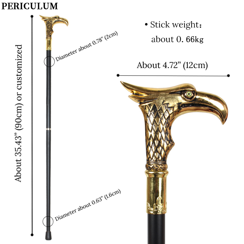 Shiny Gold Eagle Head Walking  - огляд і ціна Zinc Furniture Hardware