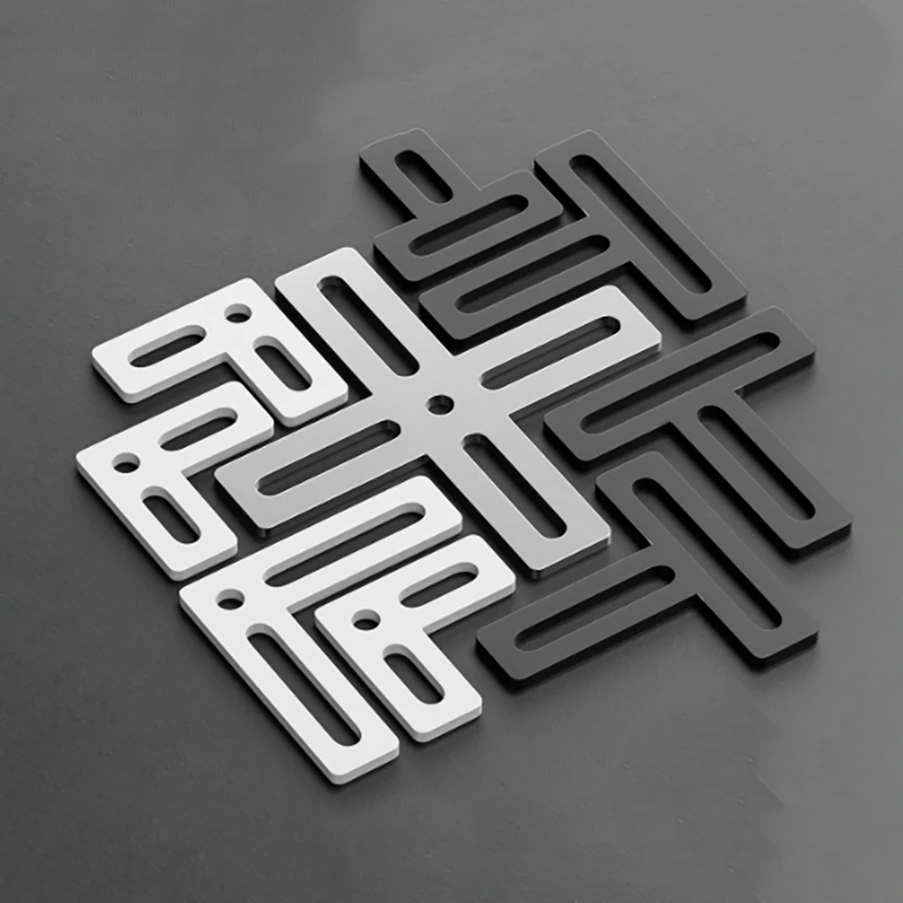 White Stainless Steel L/T Type - огляд і ціна Furniture Hardware Types