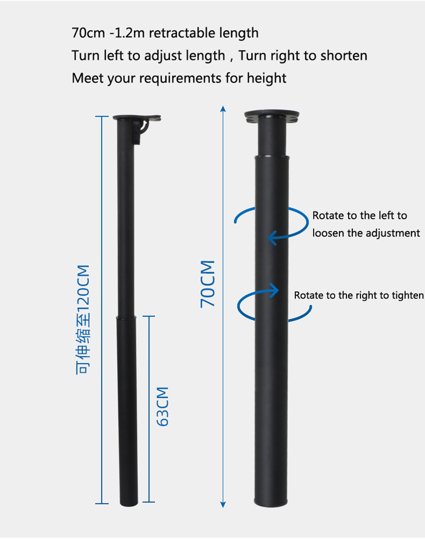 70-120CM Folding Bar Foot Supp - огляд і ціна Furniture Hardware For Legs
