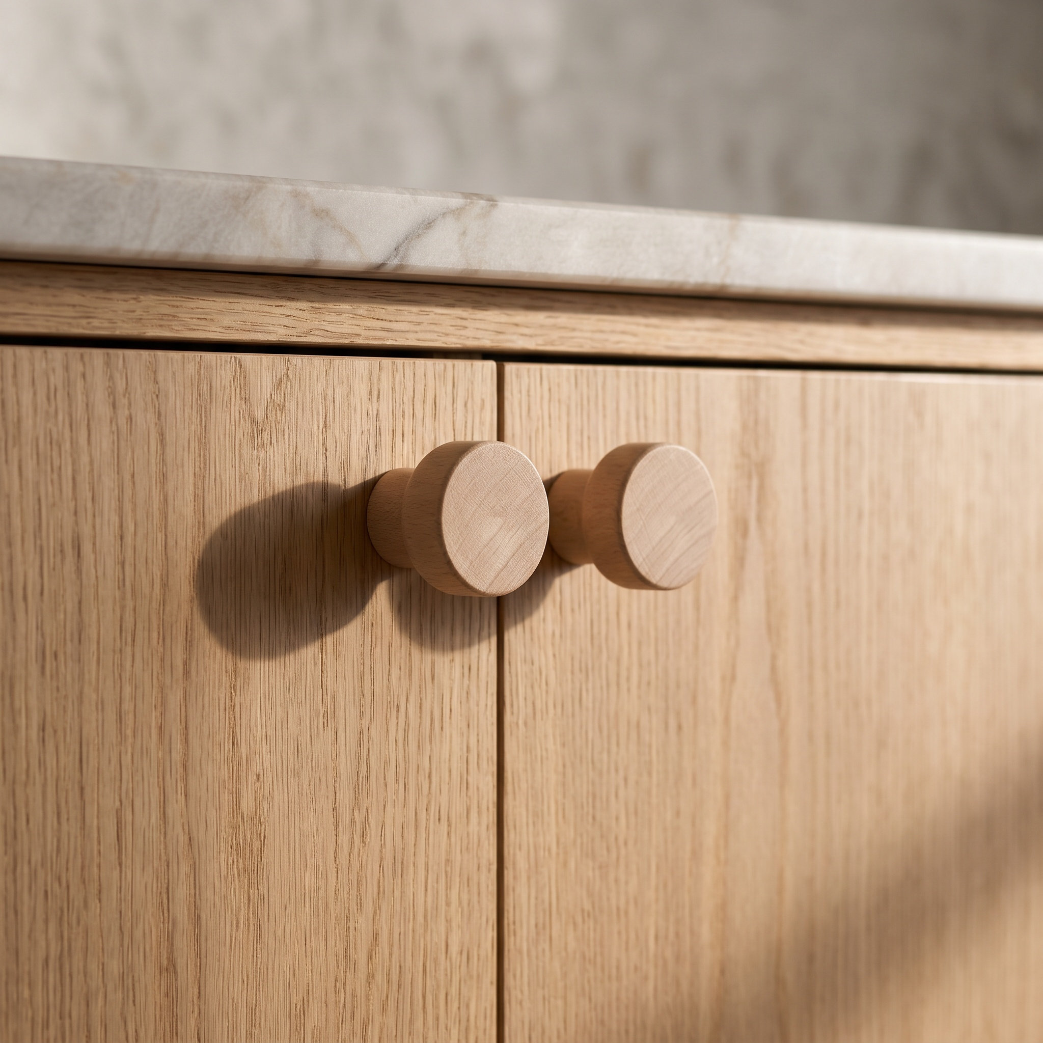 30Pcs Solid Beech Wood Drawer  - огляд і ціна Cabinet Knob Round