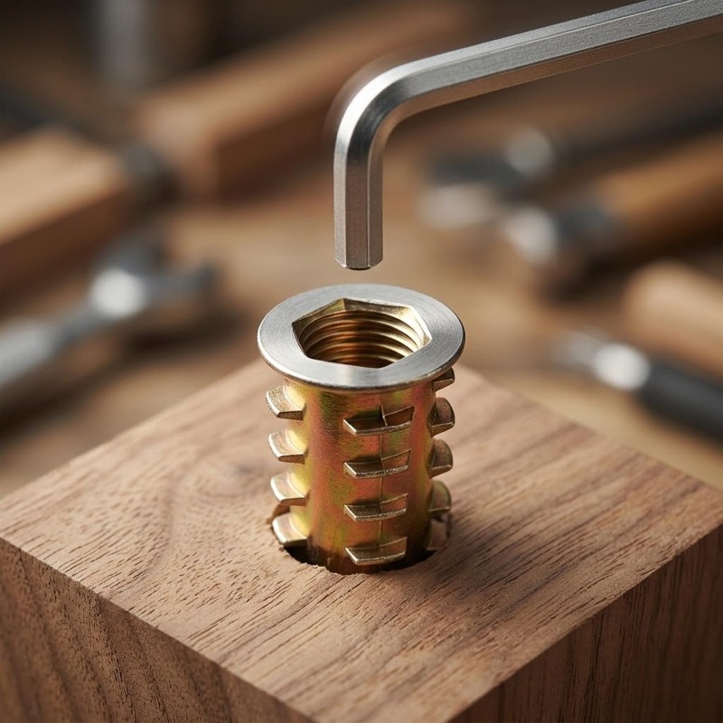 Carbon Steel Threaded Inserts  - огляд і ціна Furniture Hardware Threaded Inserts