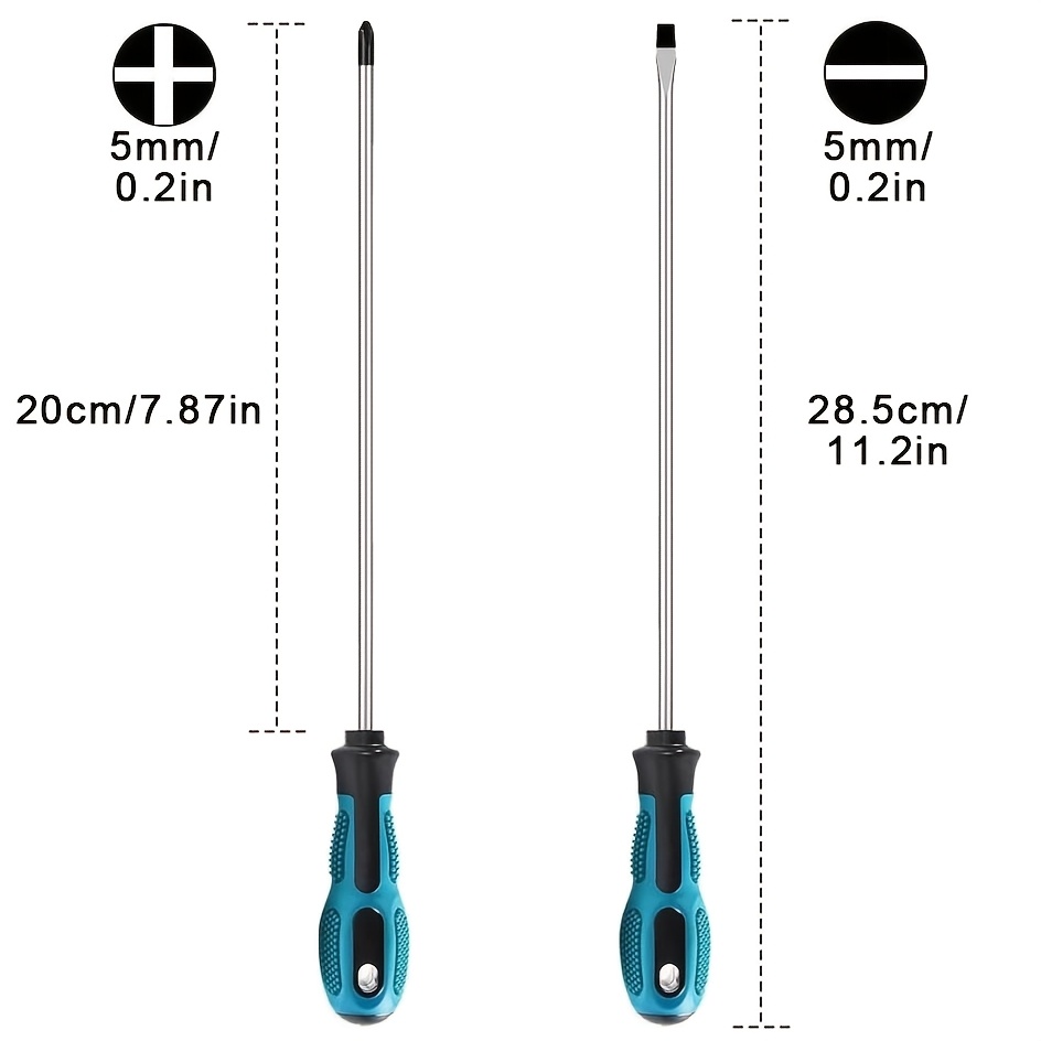 2Pcs Long Magnetic Screwdriver - огляд і ціна Furniture Joint Hardware