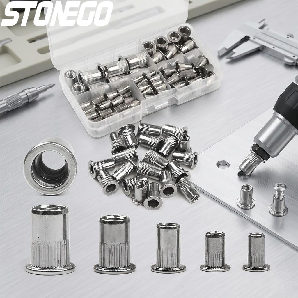 Threaded Insert Nuts Rivet Nut - огляд і ціна Furniture Hardware Threaded Inserts