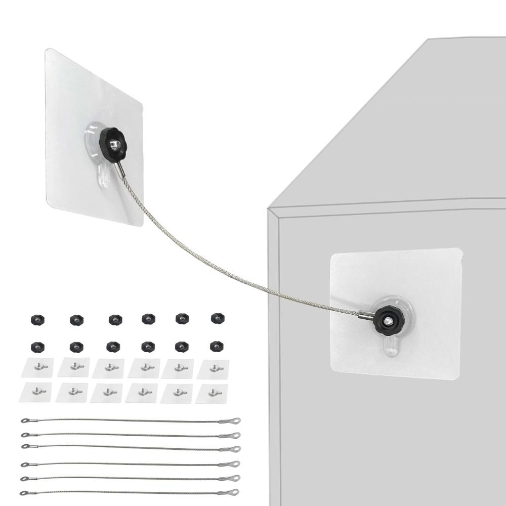 6PACK Anti Tip Furniture Strap - огляд і ціна Furniture Hardware Suppliers