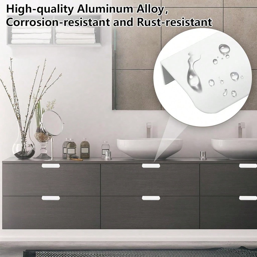 8-Pack Finger Pulls, Metal Con - огляд і ціна Furniture Hardware Suppliers