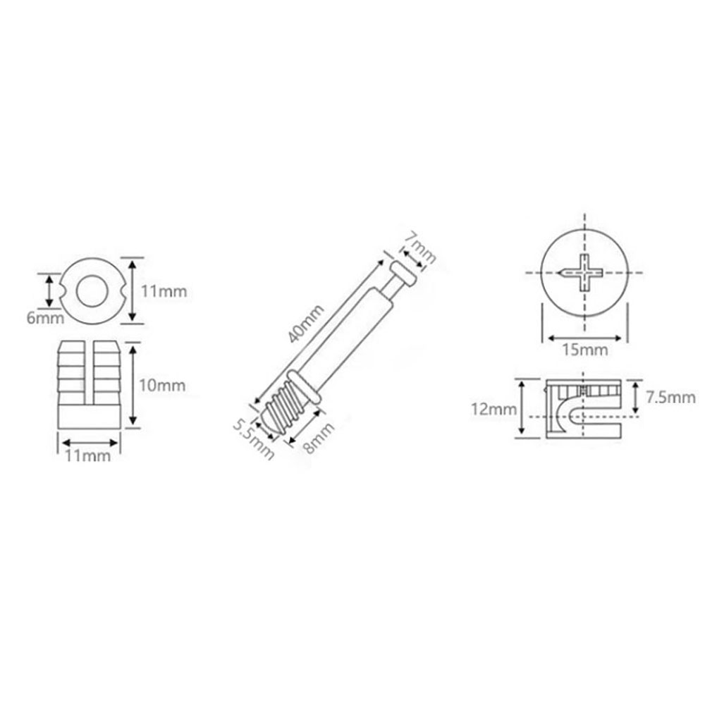 3 in 1 Dowel Jig Screw Furnitu - огляд і ціна Furniture Hardware Nut