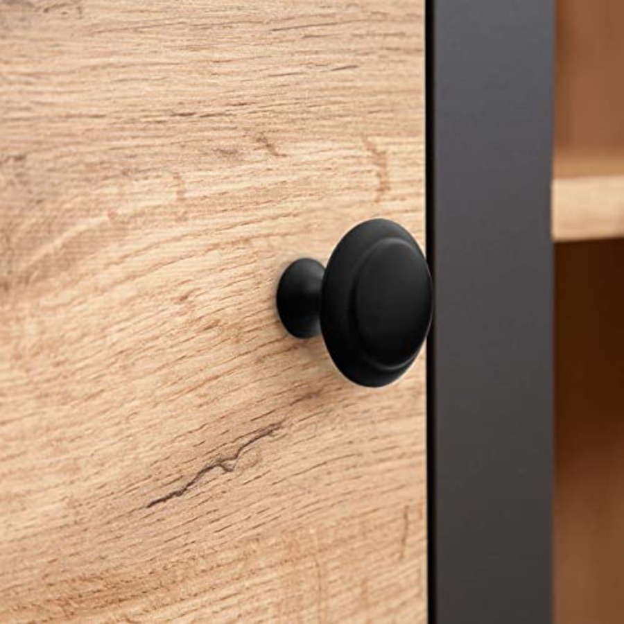 12 Pack Black Round Cabinet Ha - огляд і ціна Cabinet Knob Round