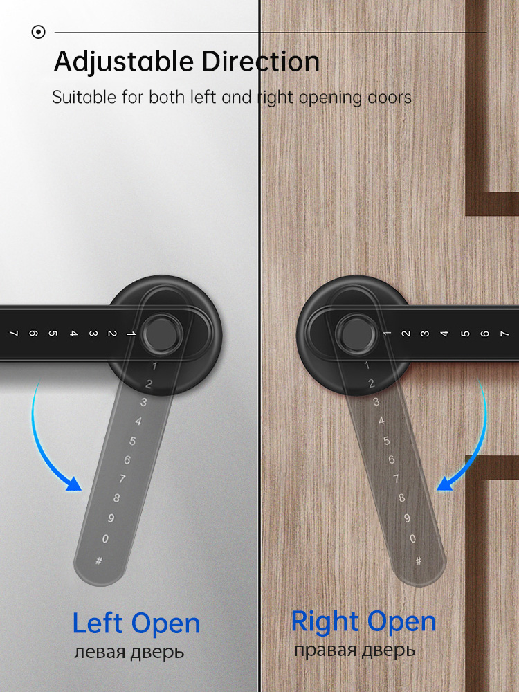 KAK Smart Fingerprint Door Loc - огляд і ціна Zinc Furniture Hardware