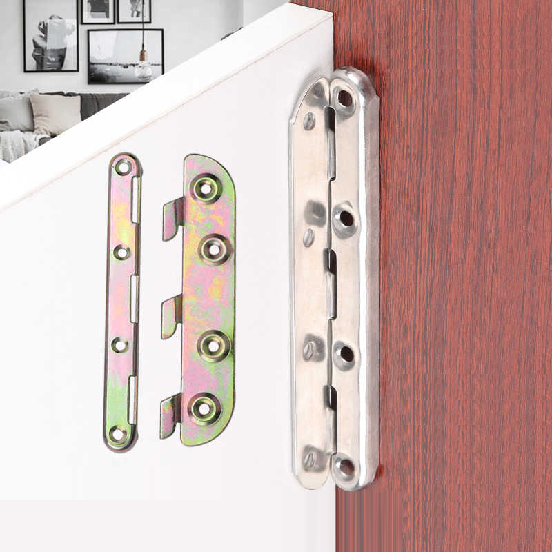 1set 6/8 inch Metal Bed Bracke - огляд і ціна Furniture Hardware Fasteners