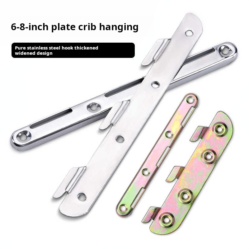 1set 6/8 inch Metal Bed Bracke - огляд і ціна Furniture Hardware Fasteners