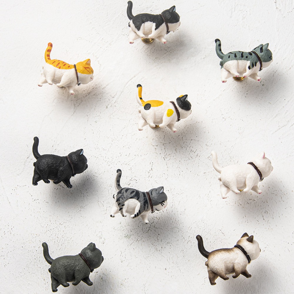 New Resin Cartoon Cat Shape Dr - огляд і ціна Furniture Hardware Nut