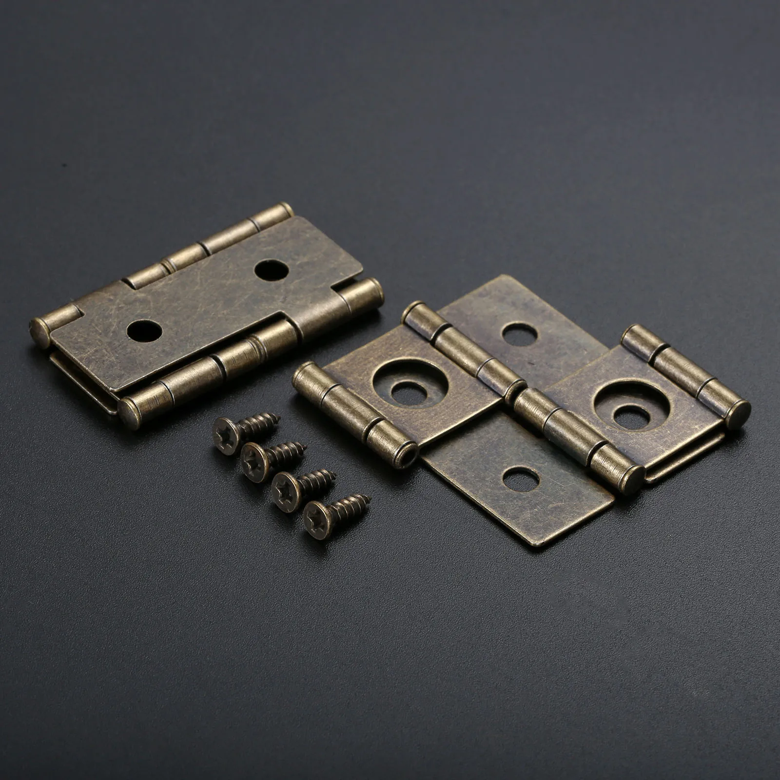 2pcs Antique Bronze Double Bea - огляд і ціна Furniture Hardware Vintage