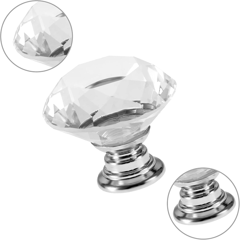 6Pcs Cabinet Knob with Screws  - огляд і ціна Cabinet Knob Round