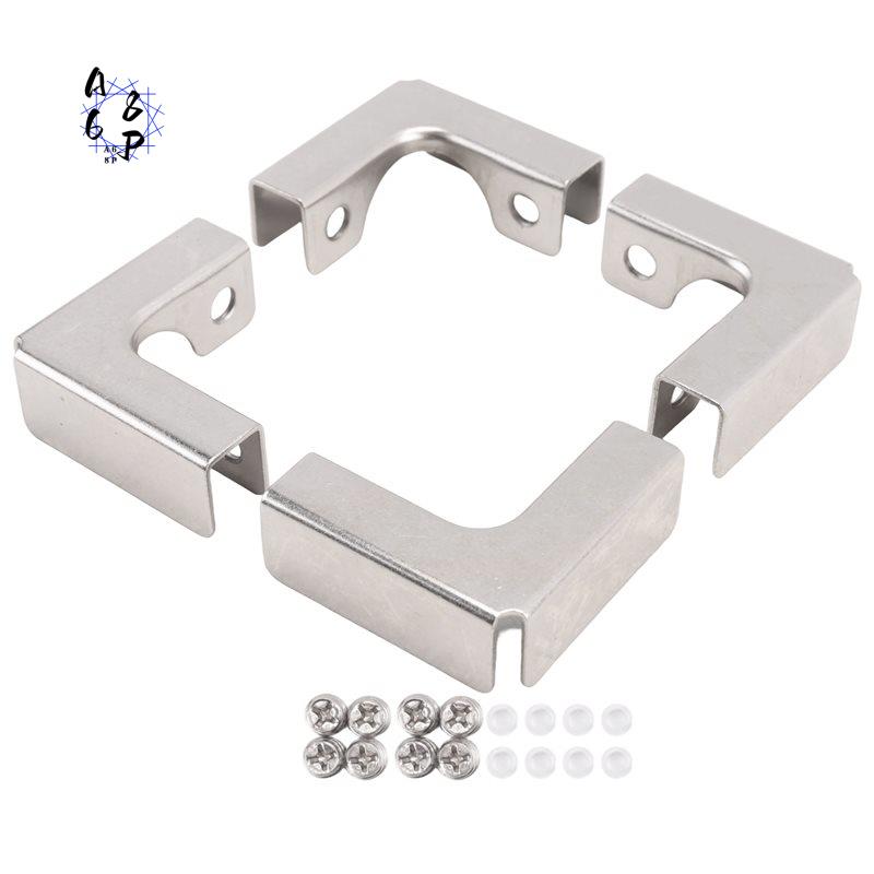 A68P-4Pcs L Type Glass Fixing  - огляд і ціна Furniture Hardware Types