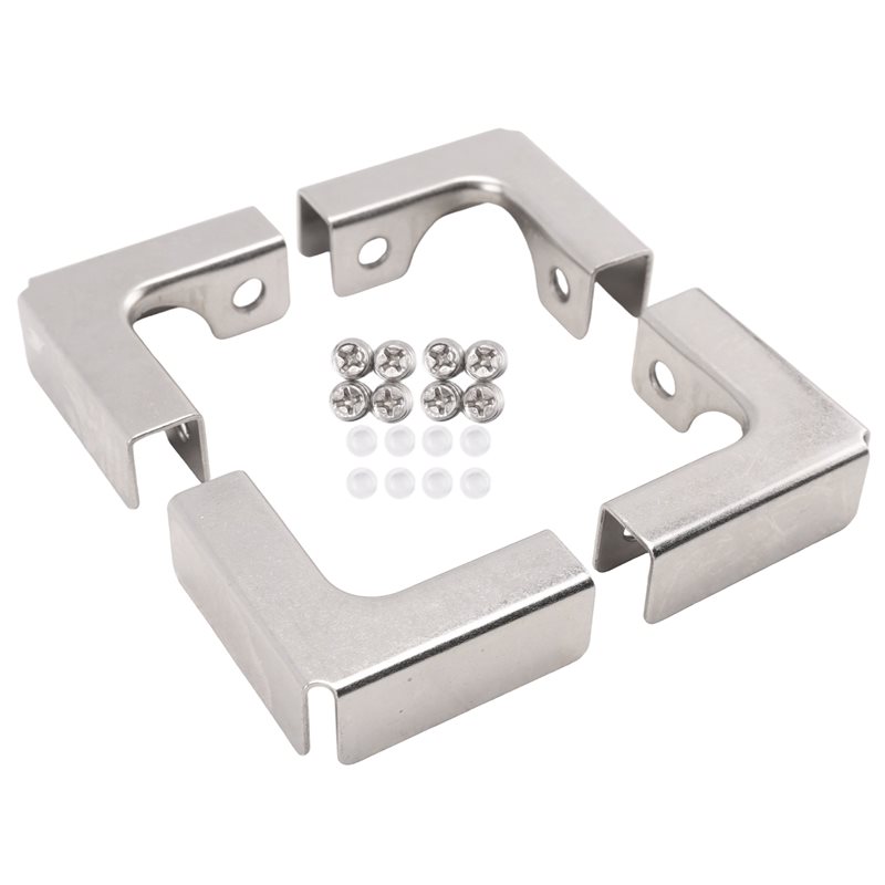 A68P-4Pcs L Type Glass Fixing  - огляд і ціна Furniture Hardware Types