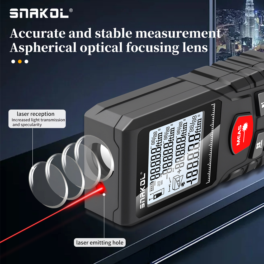 Snakol Laser Distance Meter 50 - огляд і ціна Stanley Tape 25Ft