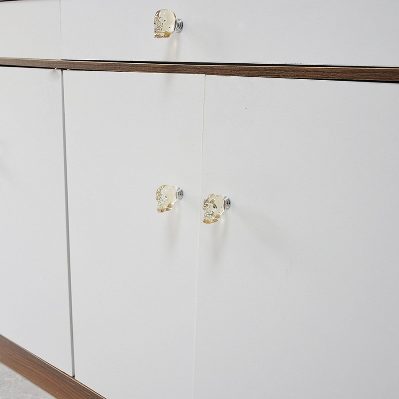 Skull Crystal Glass Knobs Cupb - огляд і ціна Furniture Hardware Trends
