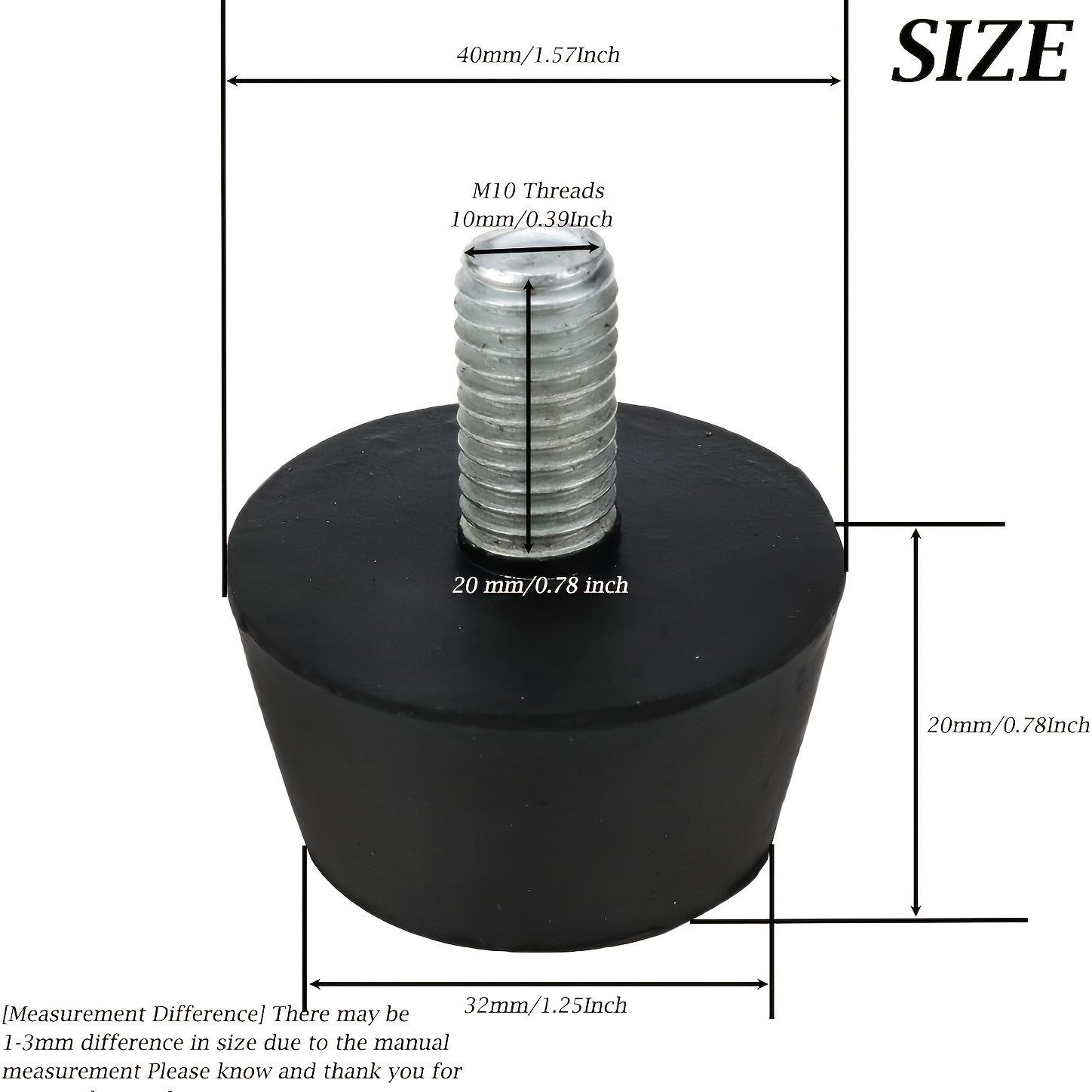 4Pcs Rubber Adjustable Feet Pa - огляд і ціна Furniture Foot Pad