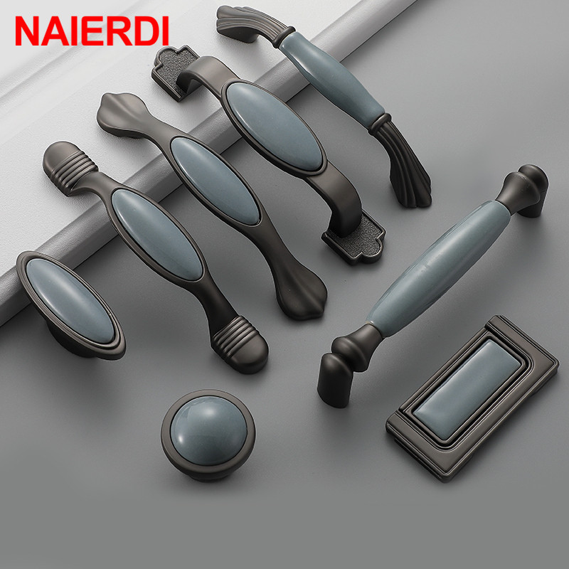 NAIERDI Ceramic Cabinet Knobs  - огляд і ціна Furniture Hardware Vintage