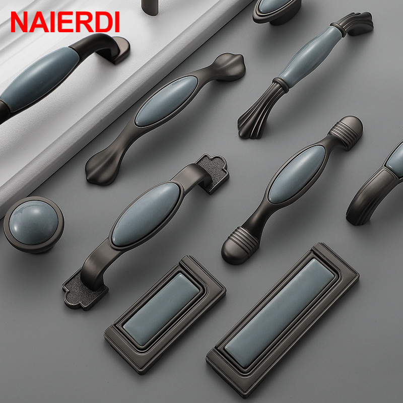 NAIERDI Ceramic Cabinet Knobs  - огляд і ціна Furniture Hardware Vintage