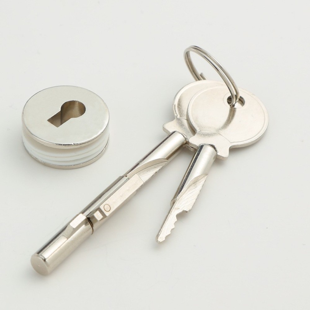 Metal Copper Glass Door Lock J - огляд і ціна Furniture Hardware Display