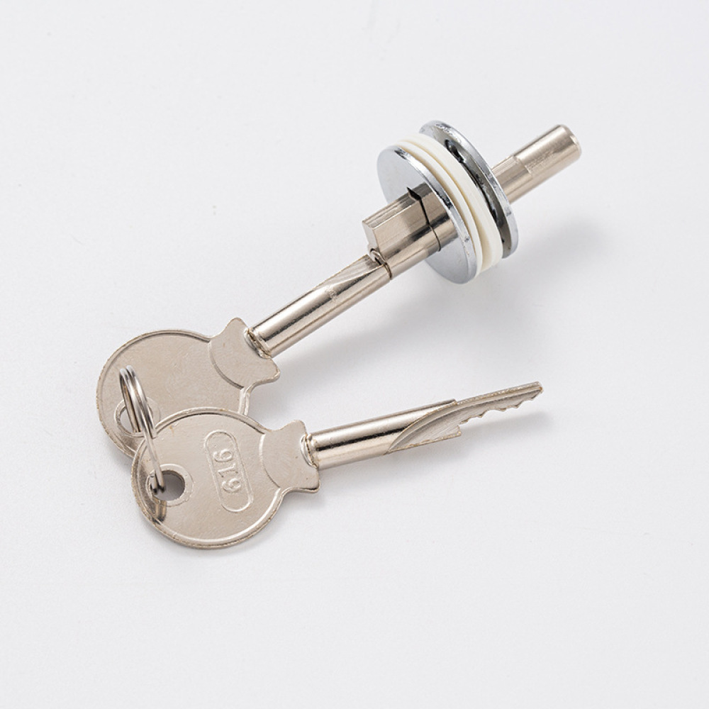 Metal Copper Glass Door Lock J - огляд і ціна Furniture Hardware Display